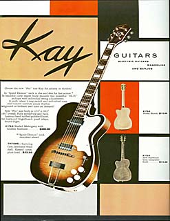 Vintage kay electric guitar